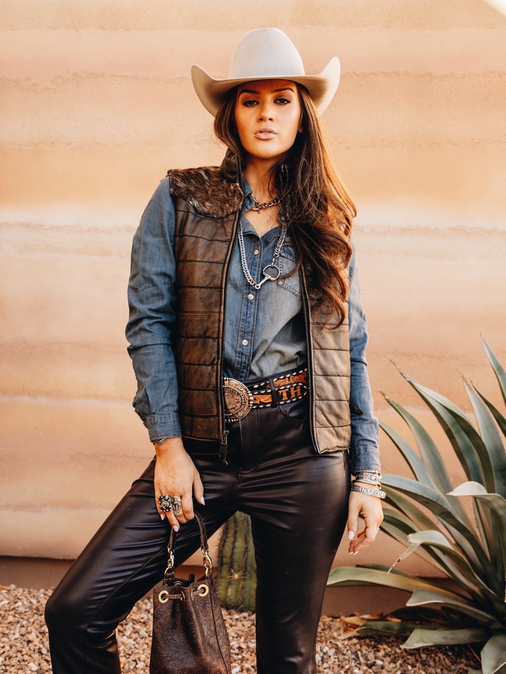 STS Ranchwear Denim Pearl Snap